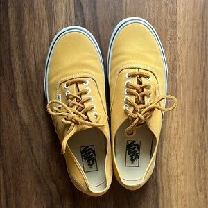 Vans Yellow Lace-Up Sneakers